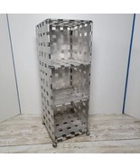 Woven Aluminum Metal Shelf Storage Tabletop Shelves Makeup Crafts 16&quot; x ... - $30.13 CAD