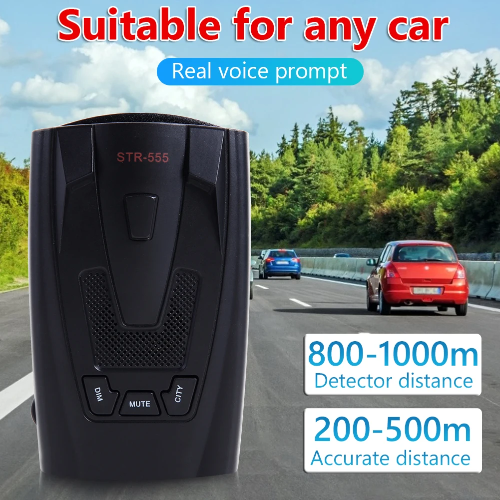 VODOOL Car Radar Detector - STR 555 English Russian Thai Voice - £17.87 GBP