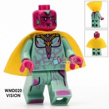 Superhero Marvel Vision Avengers Infinity War Single Sale Minifigures Toy - £2.31 GBP