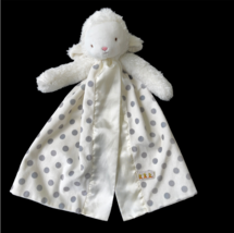 Lamb Sheep Bunnies By The Bay SATIN VELOUR Security Blanket Silky Plush Lovey  - £23.83 GBP