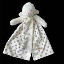 Lamb Sheep Bunnies By The Bay SATIN VELOUR Security Blanket Silky Plush Lovey  - £23.76 GBP