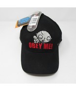 Stewie Griffin Family Guy Obey Me Hat Cap Fox TV  Black Snapback 2006 NWT - $14.99