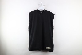 Vtg 90s Russell Athletic Mens Large Faded Blank Sleeveless Muscle T-Shirt Black - £29.56 GBP