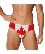 Mondxflaur Canada Flag Swim Briefs Sexy Swimming Trunks Quick Dry Soft A... - $374.21 MXN