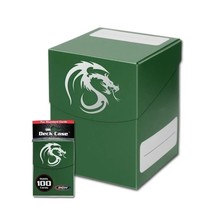 10 BCW Large Matte Green Deck Cases - $565.93 MXN
