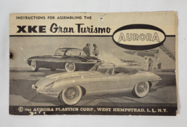 Aurora 1963 Instructions For Assembling XKE Gran Turismo - £13.53 GBP