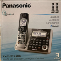 Panasonic - KXTGF373S - Dect 3-Handset Landline Telephone - Silver - £239.76 GBP