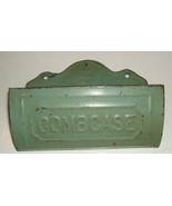 Vintage 1920s-1940s metal &quot;comb case&quot;  &quot;combcase&quot; wall-mountable - $25.00
