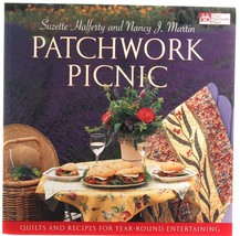 Patchwork Picnic Halferty Martin Quilt Quilting Patterns Recipes Author ... - $6.00