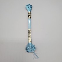 DMC Mouline 8.7yds Embroidery Floss Light Effects Jewels E334 Blue Topaz - $1.99