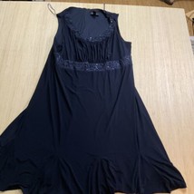 R&amp;M Richards Plus Size Lace Sequin Dress Size 20 Lace Sleeveless Elegant - £22.77 GBP