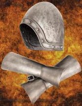 Spamalot / French Taunter Helmet With Vambraces / Monty Python and the Holy Grai - £263.73 GBP