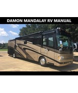 DAMON MANDALAY MOTORHOME MANUALs 435pg w RV Appliance Operation Service ... - $483.50 MXN