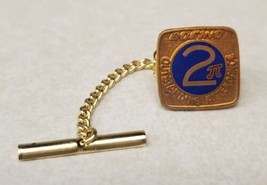 Vintage Boeing Aviation 2 Pi Outstanding Attendance Pin Tie Tack 14KT GF - $39.40