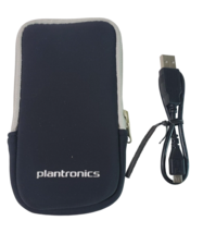 Plantronics Backbeat Headphones Pouch in Black with USB Charging Cable - $14.84