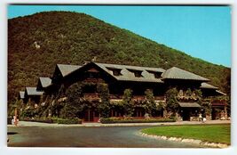 Vintage Chrome Postcard Bear Mountain Inn State Park NY Rustic Hotel Scenic - $6.47