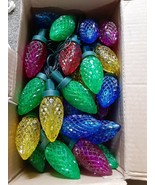 Extendable C9 Christmas String Lights 50 LED 49ft Green Wire Christmas T... - $27.05 CAD