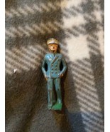 Vintage Lead Metal Toy Figure Lincoln Logs  - $9.49