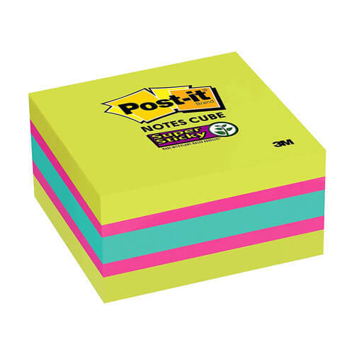 Post-it Super Sticky Notes Cube 360 sheet - Neon Green Mix - $23.36