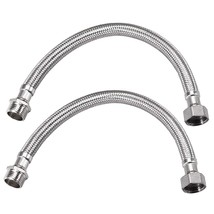 uxcell Faucet Supply Line Connector G1/2 Female x G1/2 Male 16 Inch Leng... - £24.22 GBP