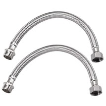 uxcell Faucet Supply Line Connector G1/2 Female x G1/2 Male 16 Inch Leng... - £24.37 GBP