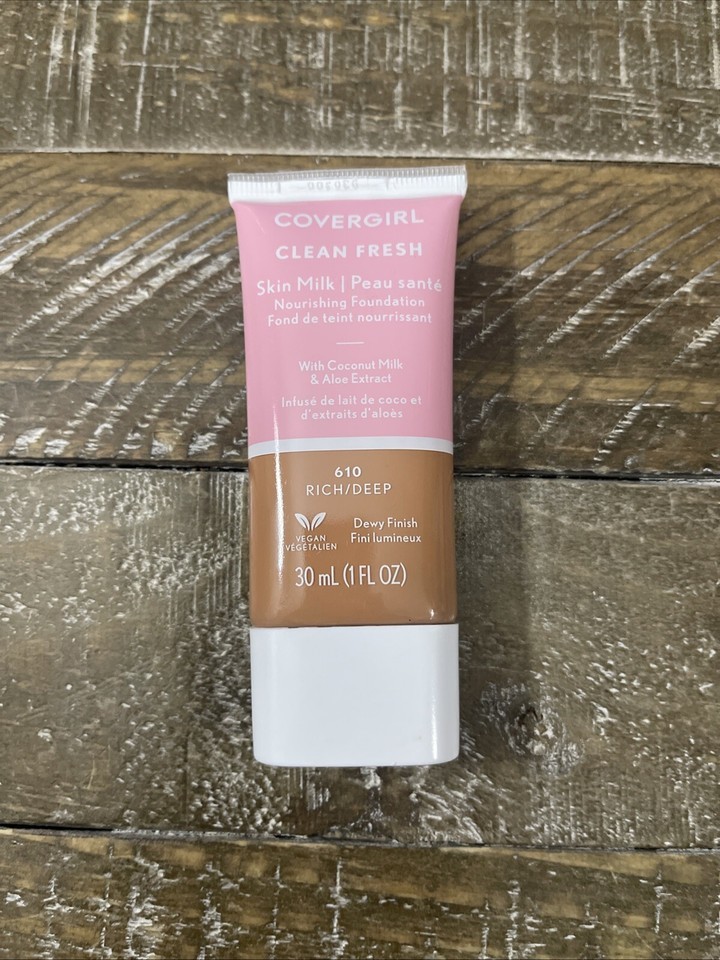 Covergirl Clean Fresh Skin Milk Foundation 610 Rich/Deep - $7.80
