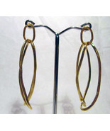 Long Ellipse Earrings - $110.99 CAD