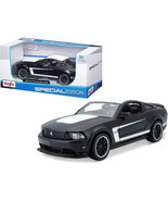 2012 Ford Mustang Boss 302  1/24 Scale Diecast Model by Maisto - Black - $32.66