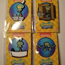 Spongebob Squarepants 4x Squidward Tentacles Enamel Pins Bundle Lot Of Four - $38.69
