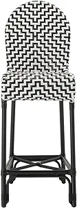 Safavieh PAT4021A Collection Tilden Black and White Indoor/Outdoor Bar S... - $321.99