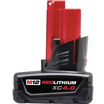 Milwaukee 48-11-2440 M12 REDLITHIUM XC 4.0 Extended Capacity Battery Pack - $126.99