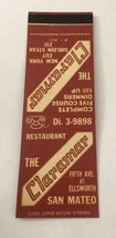 Vintage Matchbook Cover Matchcover Claramar Restaurant San Mateo CA Unst... - £2.69 GBP
