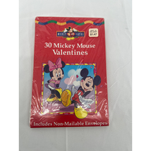 Vintage Mickey Mouse Valentines 30 Cards 10 Designs USA by Paper Magic R... - $13.48