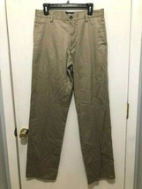 Dockers Mens Straight Fit Khaki Pants Size 32 x 34 Khaki 100% Cotton - $14.84