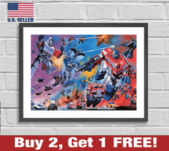 Transformers G1 Japanese 1985 Catalog Poster 18&quot; x 24&quot; Print 80s Retro Wall Art - £10.60 GBP