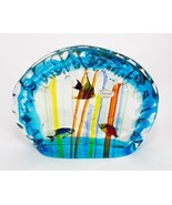 Sandro Frattin Murano Italy Hefty Fish Aquarium Tank Art Glass Sculpture - £401.08 GBP