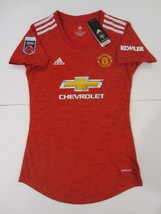 Tobin Heath #77 Manchester United WFC Red Home Womens Soccer Jersey 2020-2021 - £63.94 GBP