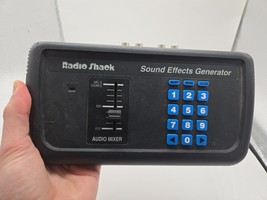 Vintage Radio Shack 32-1116 Sound Effects Generator Black Unit Blue Buttons D153 - $19.79