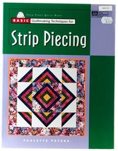 Basic Quiltmaking Strip Piecing Paulette Peters Quilt Patterns Patchwork... - £5.58 GBP