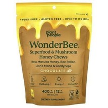 Plant People, WonderBee® Superfood &amp; Mushroom Honey Chews, Chocolate, 30... - $259.29 MXN