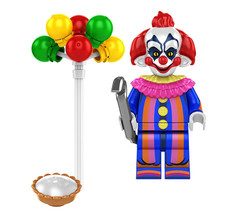 PLTOYS Rudy Killer Klowns from Outer Space Horror Clown Minifigure Custom US Toy - £4.80 GBP