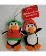 Hallmark Penguins Kissing Plush Magnetic Noses Mini Kiss Kiss Christmas ... - $21.09 CAD