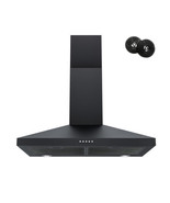 Black Range Hood 30 Inch, Wall Mount Kitchen Hood Ducted/Ductless Conver... - €538,25 EUR