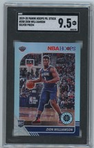 2019 Hoops Premium Stock #258 Zion Williamson Prizms Silver Mojo SGC 9.5 Mint+ - £78.29 GBP