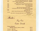 Macki&#39;s Tabletop Exotic Drinks and Snack Menu - £9.35 GBP