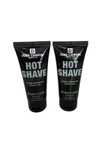 2x Duke Cannon Hot Shave Clear Warming Shave Gel New 2 Oz Travel Size - $39.99