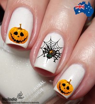 Halloween Party Scary Pumpkin Nail Art Decal Sticker Water Transfer Slider - £3.63 GBP