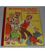 Vintasge Children&#39;s Illustrated Treasure Book Blondie&#39;s Dagwood Family 1954 - $147.00 MXN