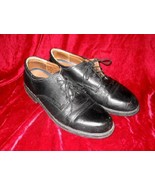 Mens Dockers Leather Black Dress Shoes Loafers 11M - £11.99 GBP