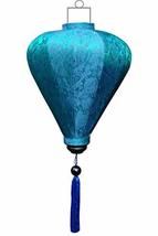 Vietnamese Oriental Silk Bamboo Handcrafted Lantern Lamp Chinese Balloon... - £42.45 GBP